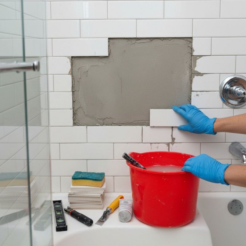 Shower Tile Polishing